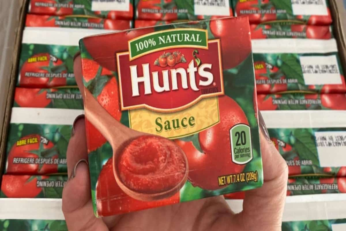  Hunt'S Tomato Paste; Metal Canned Packaging Vitamin C B K Source 