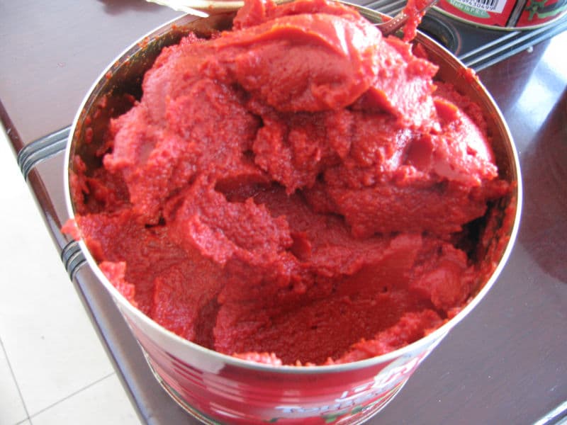 Tomato paste distribution market formula factory