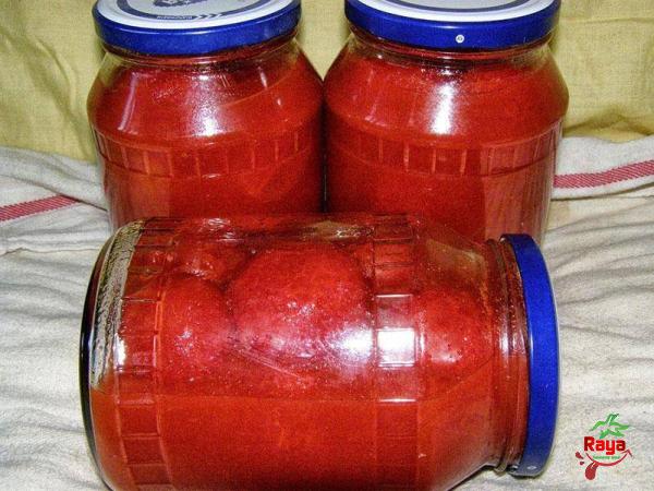 Specifications of tomato paste